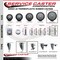 Service Caster 6 Inch Thermoplastic  Rubber Wheel Swivel 34 Inch Threaded Stem Caster Set 2 Brakes SCC SCC-TS20S614-TPRB-34212-2-TLB-2 - alternate 5